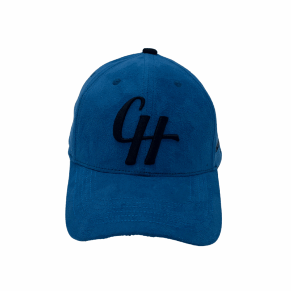 Suede CH Hat – Royal Black& Blue
